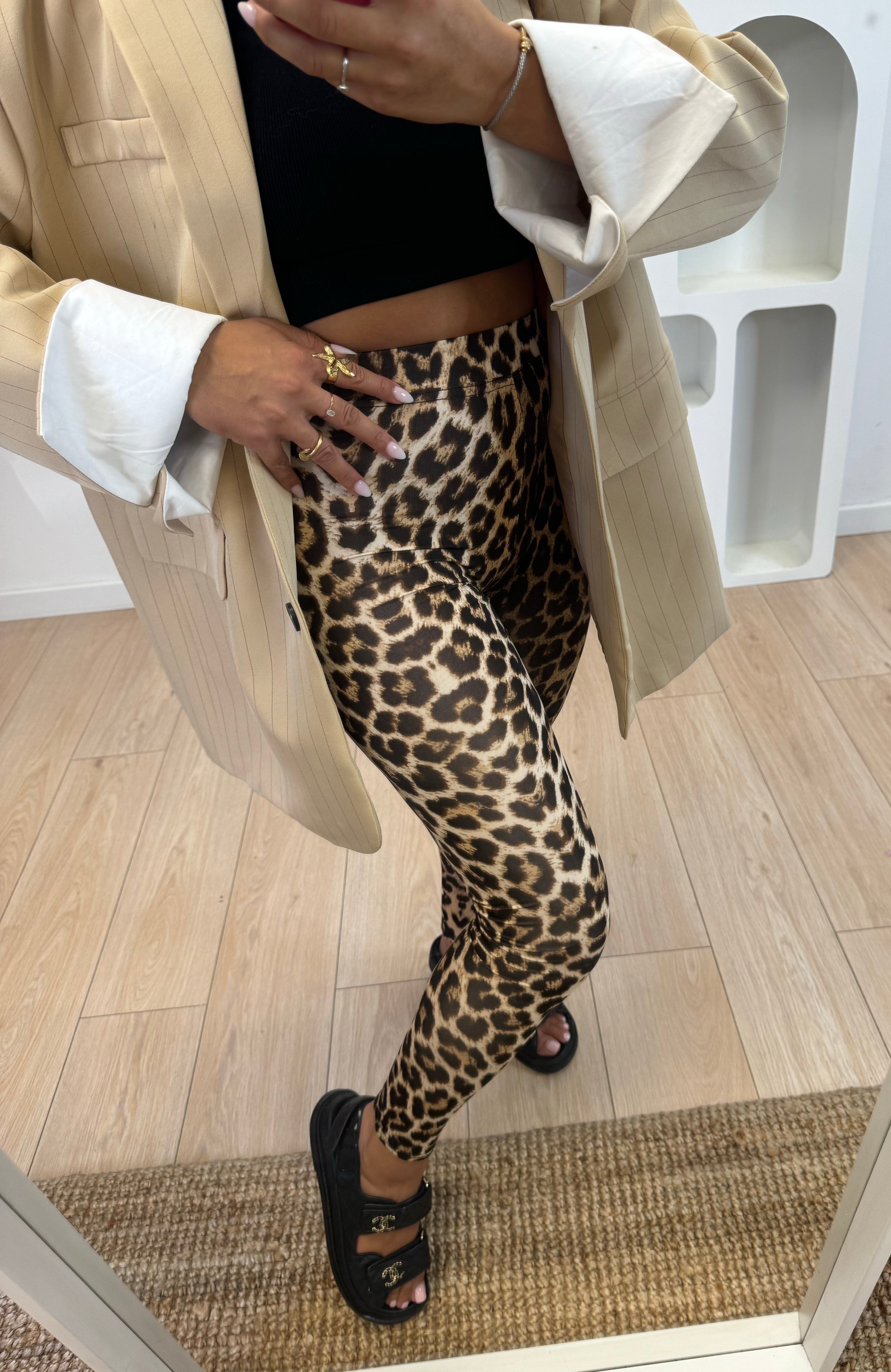 Legging léopard élastique - Main Image